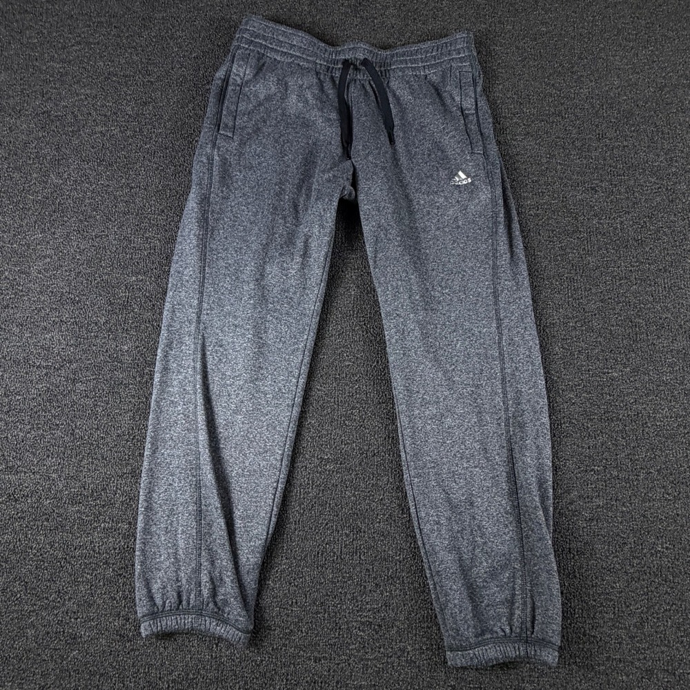 Adidas Sweatpants Womens Medium Climawarm Grey Heathered A99716 EUC